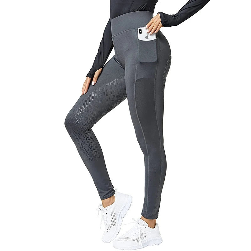 barrepatch riding tights secure phone pocket women's equestrian