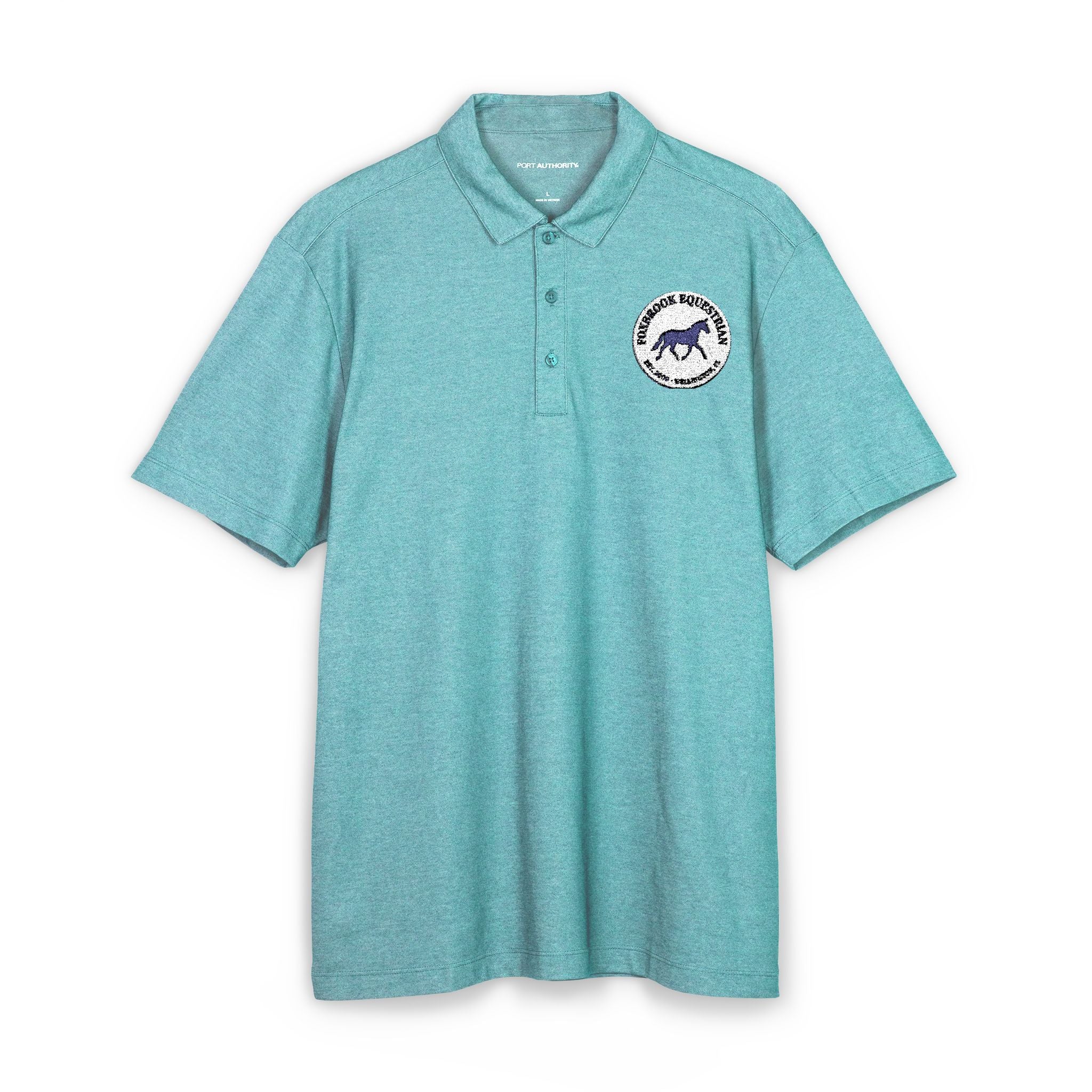 Custom Stable Logo Polo - Embroidered Men's Equestrian Polo Shirt