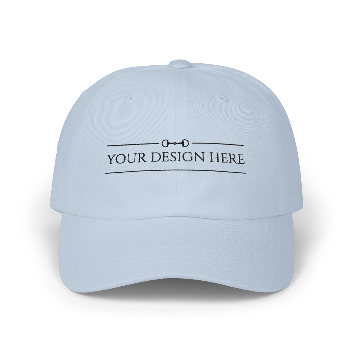 Embroidered Grand Prix baseball hat (adult), color option angled view