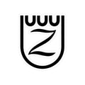 Zangersheide warmblood registry logo vinyl sticker black and white Z brand shield design on white background