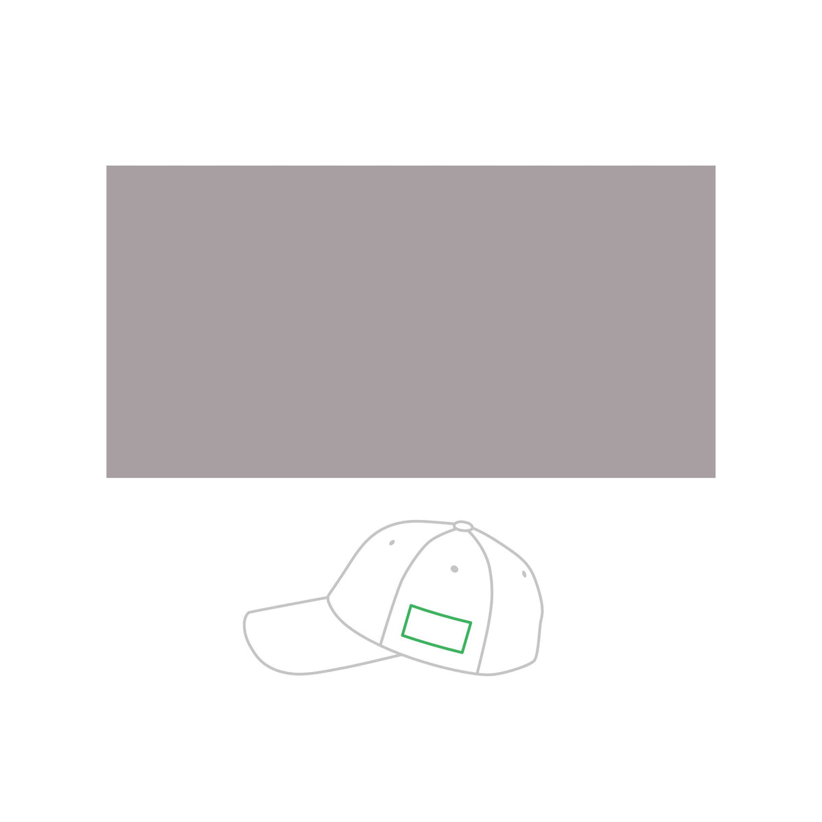 Embroidered Grand Prix baseball hat (youth), fabric texture close-up