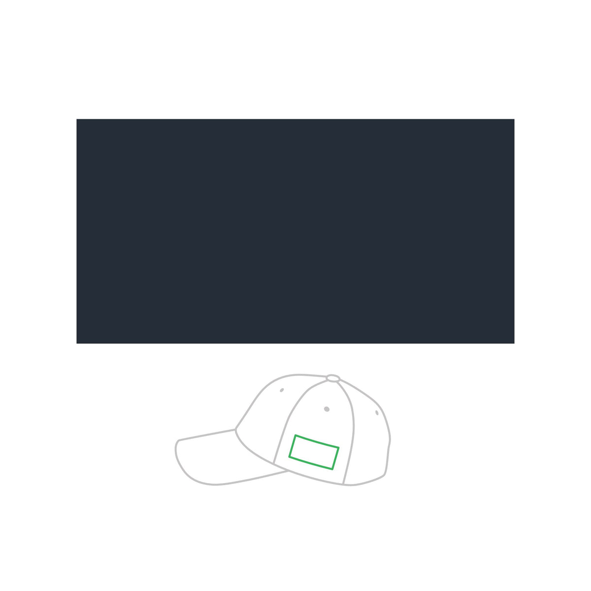 Embroidered Grand Prix baseball hat (youth), color option angled view