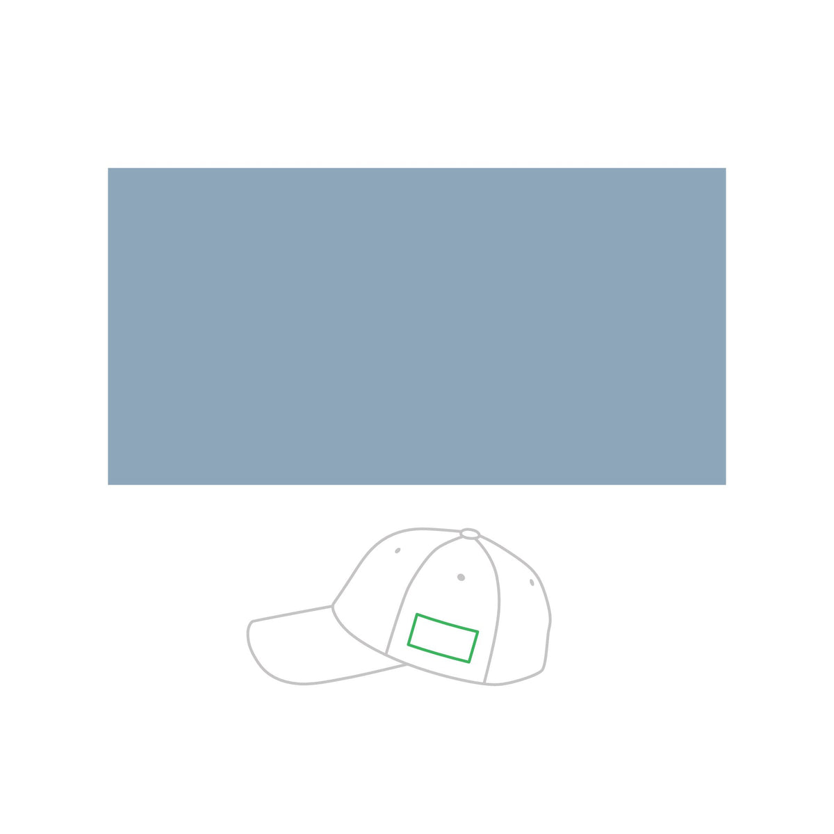 Embroidered Grand Prix baseball hat (youth), color option brim detail