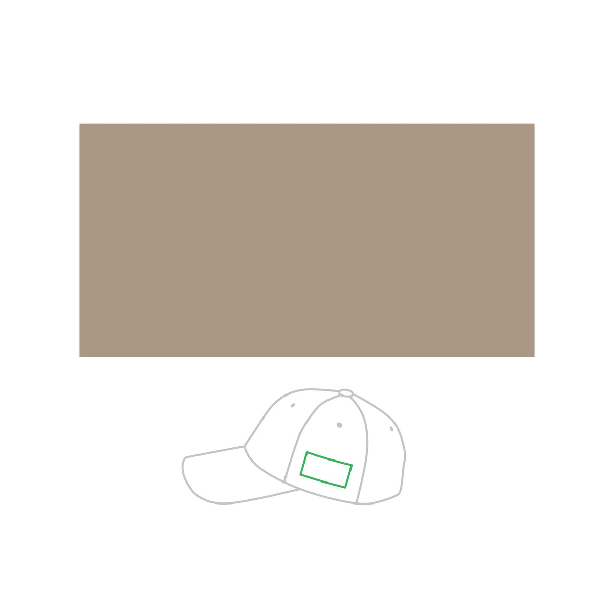 Embroidered Grand Prix baseball hat (youth), adjustable strap detail