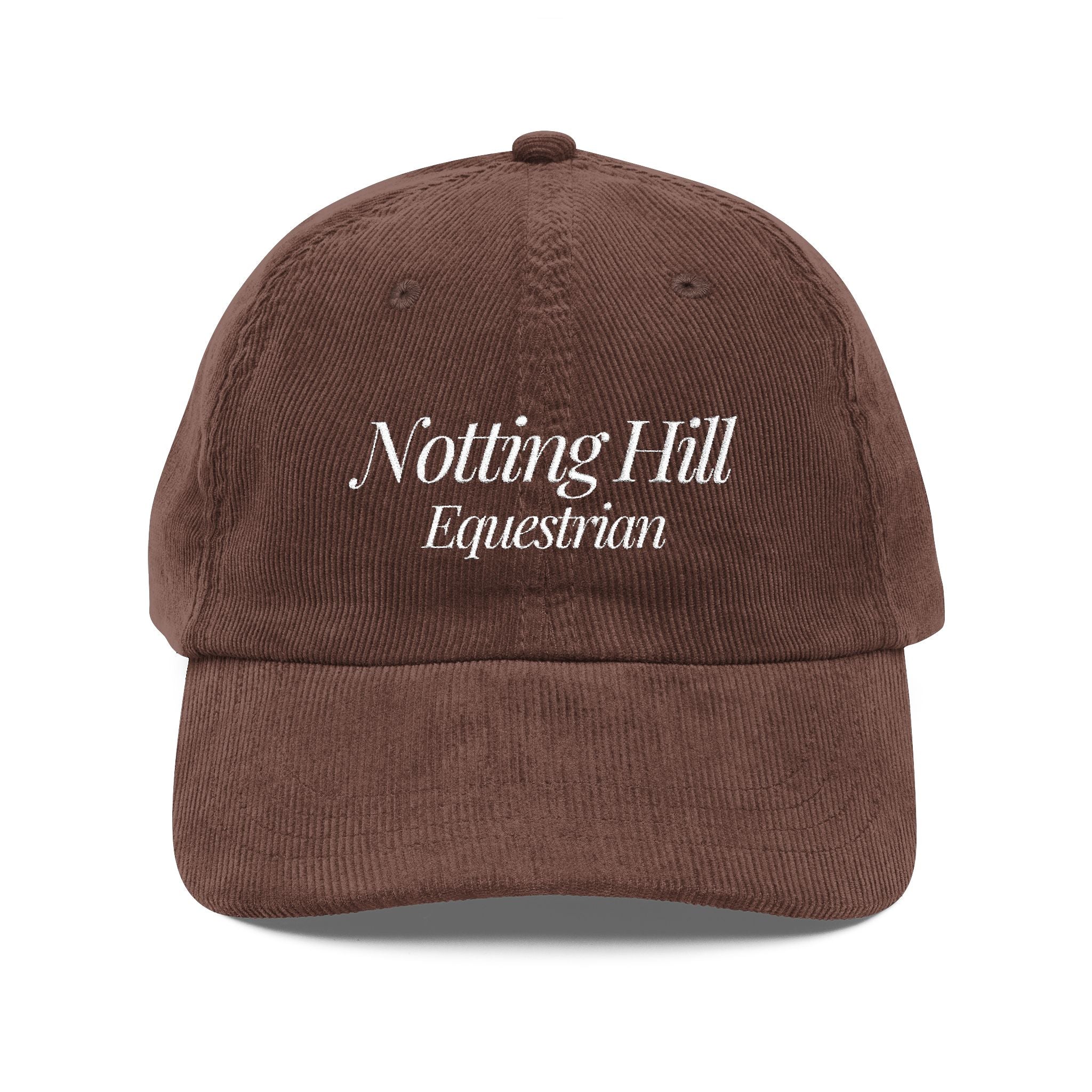 Notting Hill Embroidered Vintage Corduroy Hat