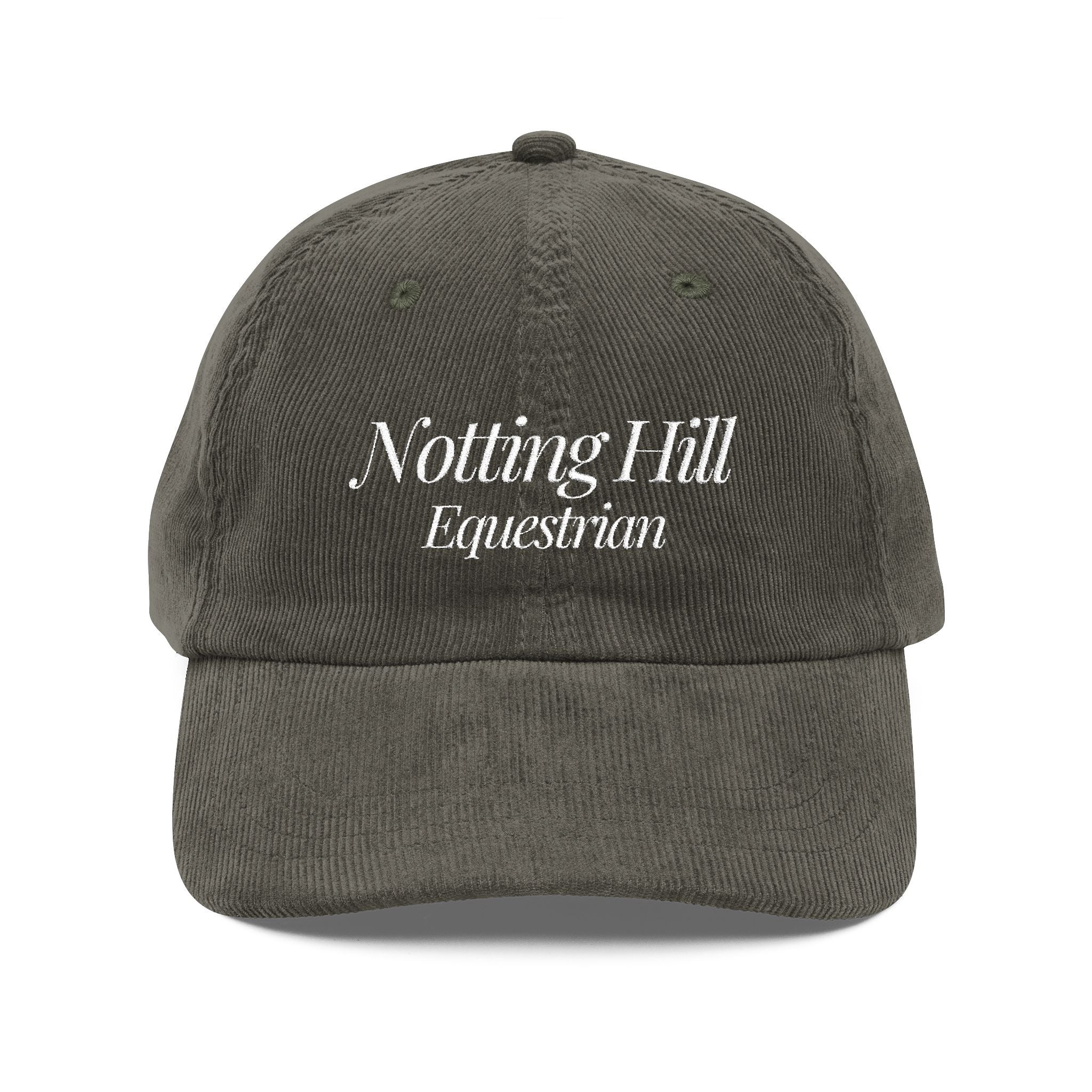Notting Hill Embroidered Vintage Corduroy Hat