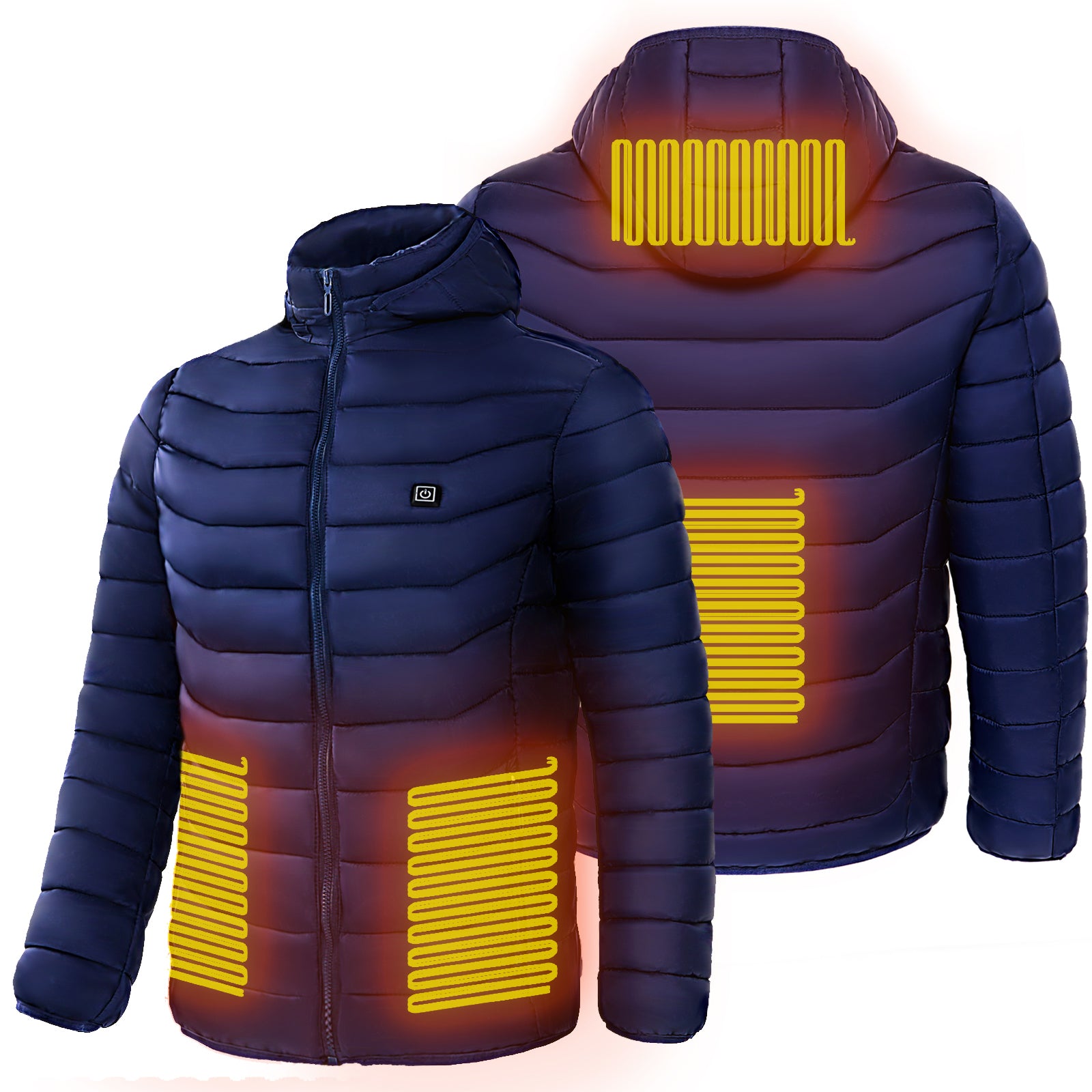 heated jacket 9 zone warming coat for riders and barn wear