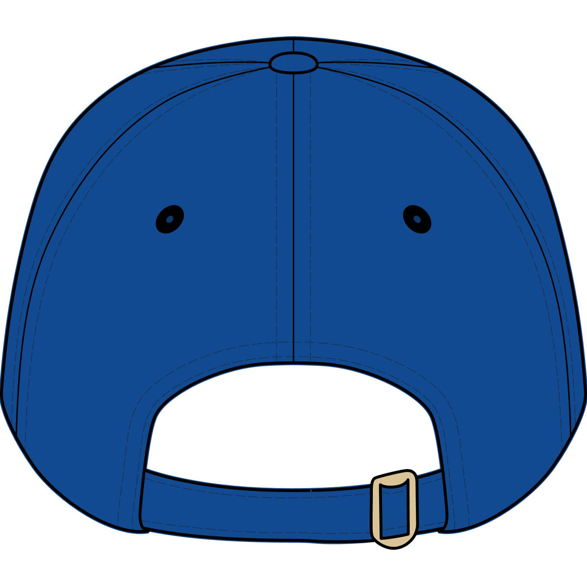 Embroidered Grand Prix baseball hat (youth), color option embroidery close-up