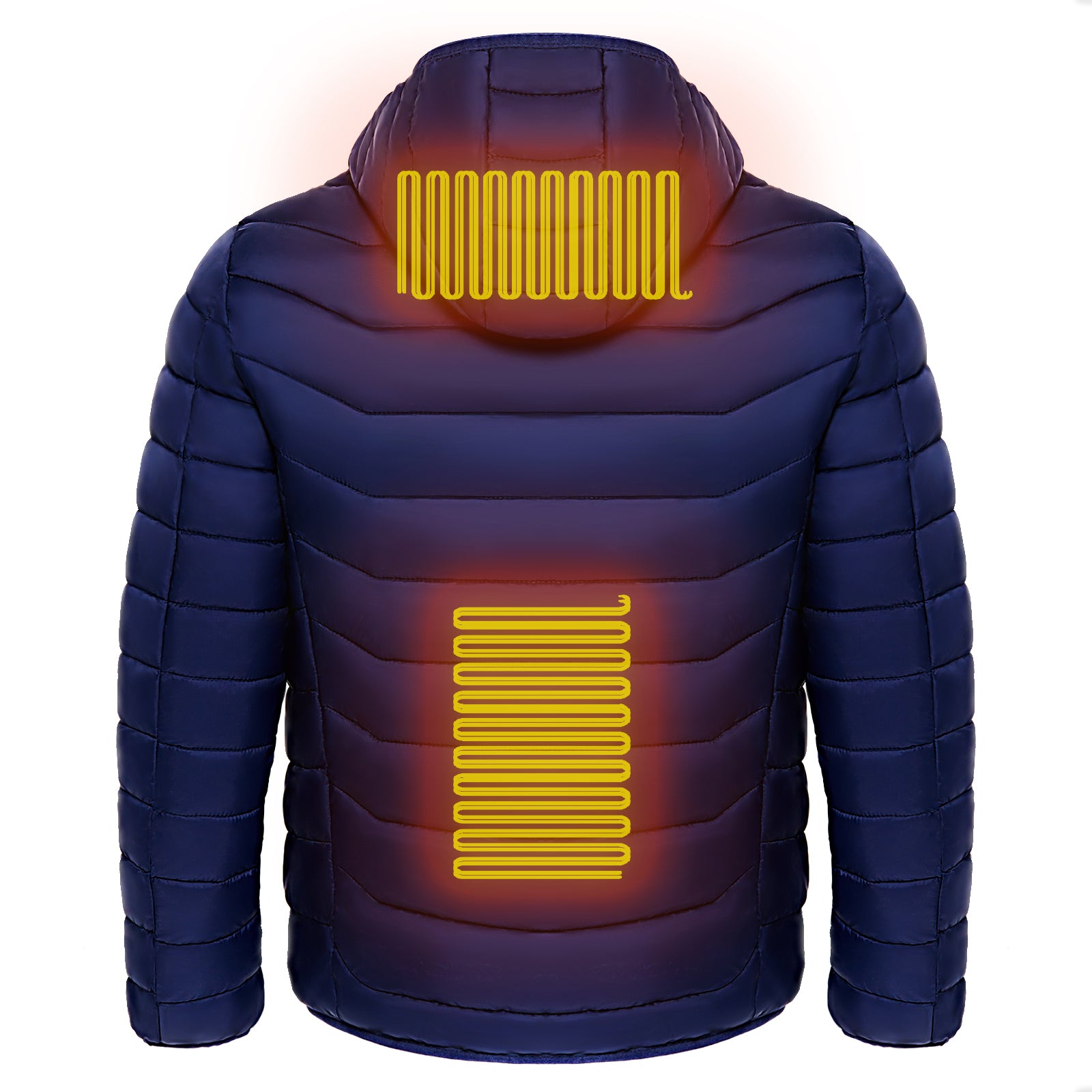 heated jacket 9 zone warming coat for riders and barn wear