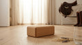 Natural cork yoga block in a lifestyle home setting — Notting Hill Equine Rider Fitness