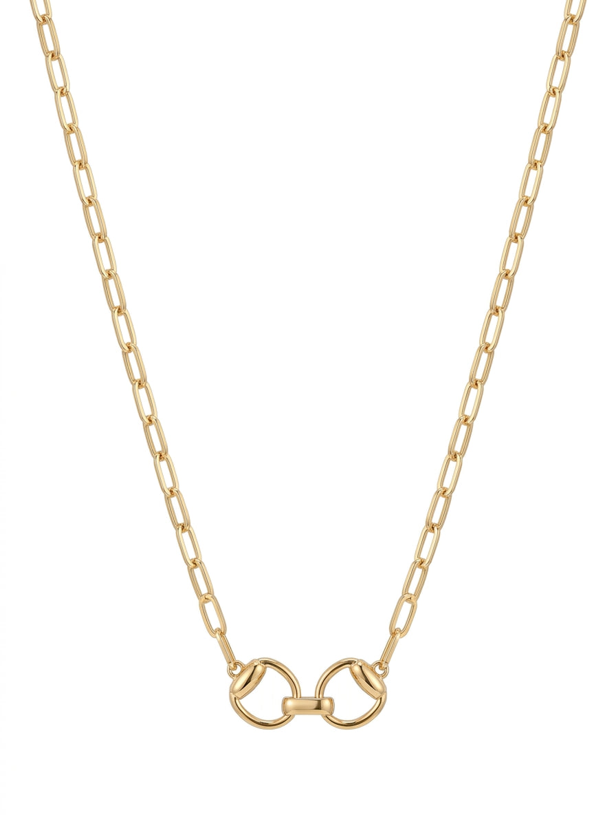 The Single Bit Necklace - Statement Equestrian Jewelry