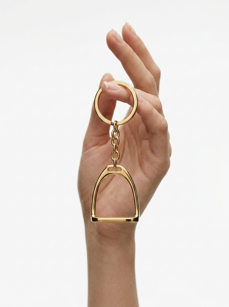 Mini Stirrup Keychain - Equestrian Keychain for Horse Lovers
