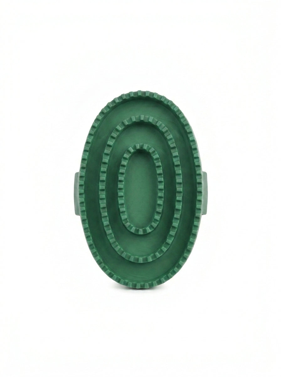 Rubber Curry Comb - Horse Grooming & Massage Brush