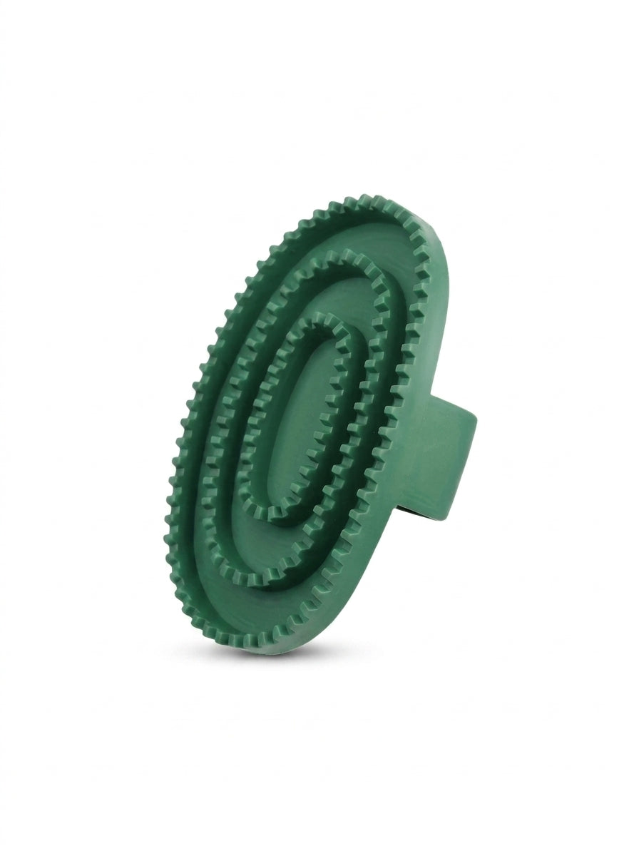 Rubber Curry Comb - Horse Grooming & Massage Brush