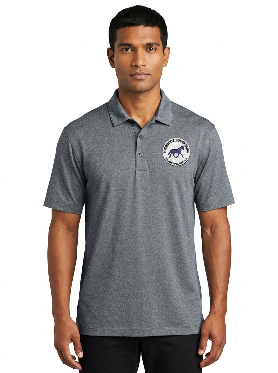 Custom Stable Logo Polo - Embroidered Men's Equestrian Polo Shirt