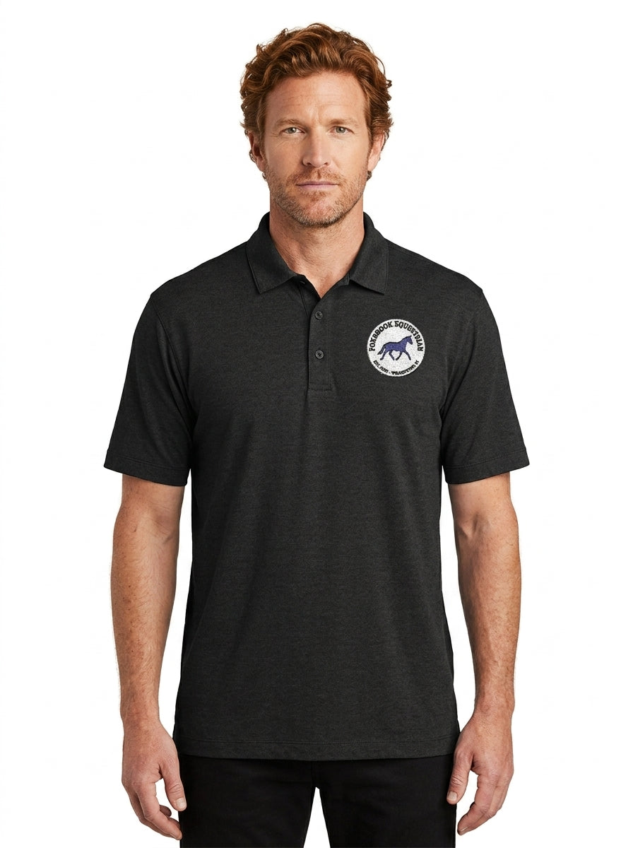 Custom Stable Logo Polo - Embroidered Men's Equestrian Polo Shirt
