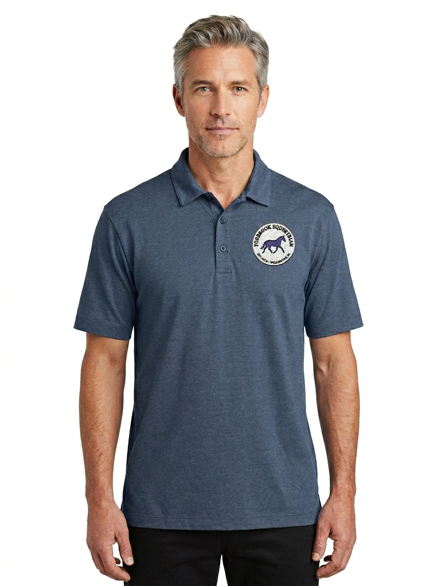Custom Stable Logo Polo - Embroidered Men's Equestrian Polo Shirt