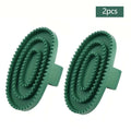 rubber curry combs flexible grooming tool for horses
