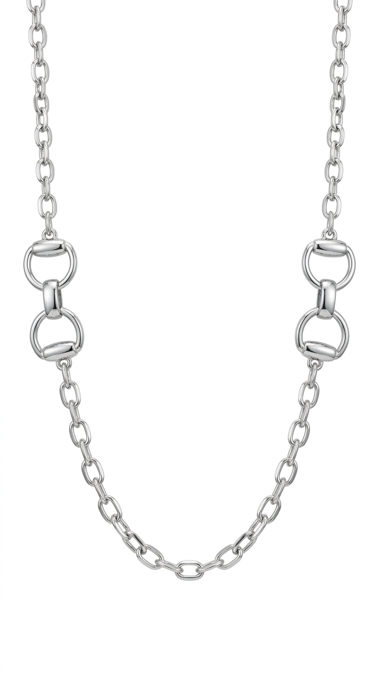 The Double Bit Necklace - Statement Equestrian Jewelry
