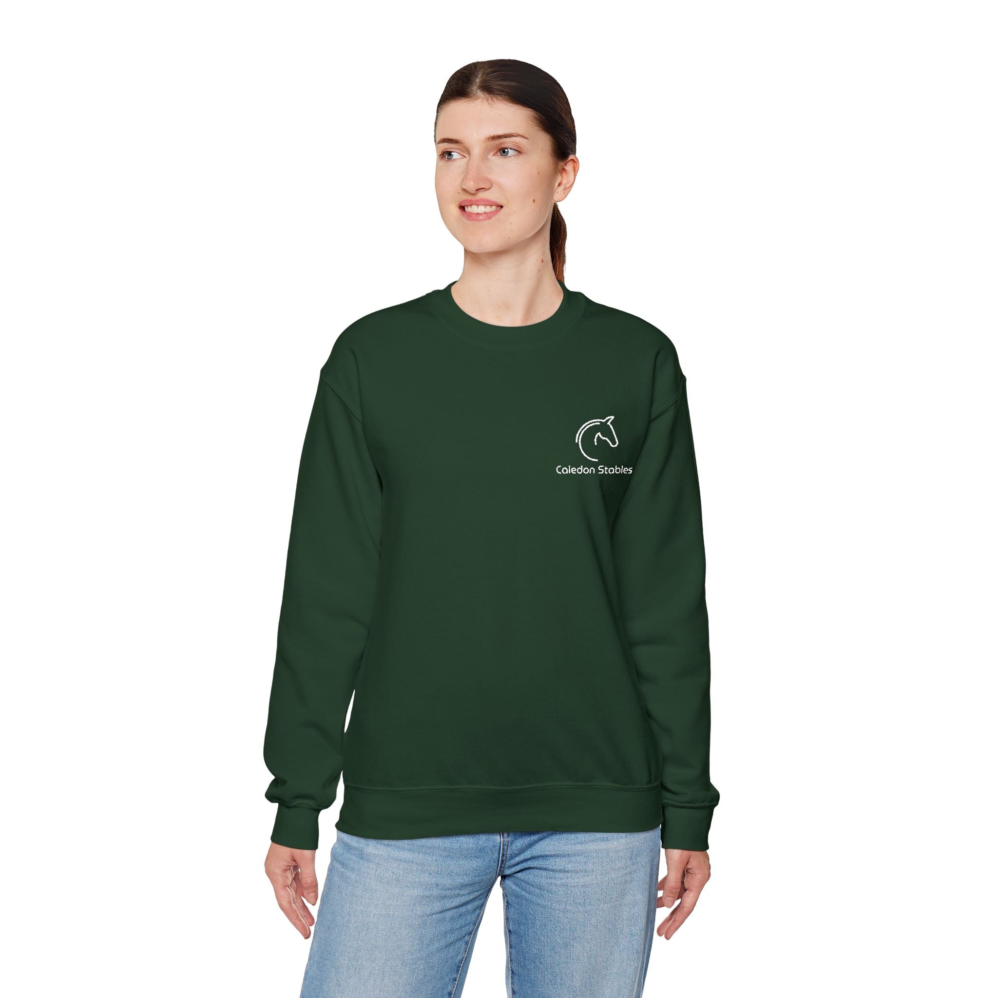 personalized equestrian sweatshirt barn team rider gift